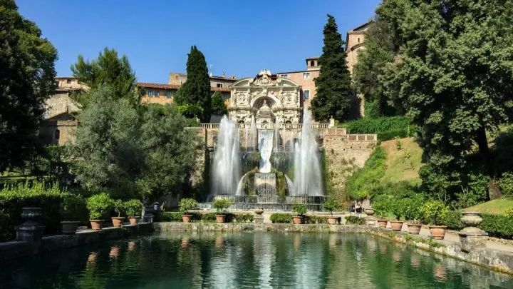 One of the gorgeous fountains in the gardens of Villa d'Este