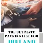 Ireland Packing List