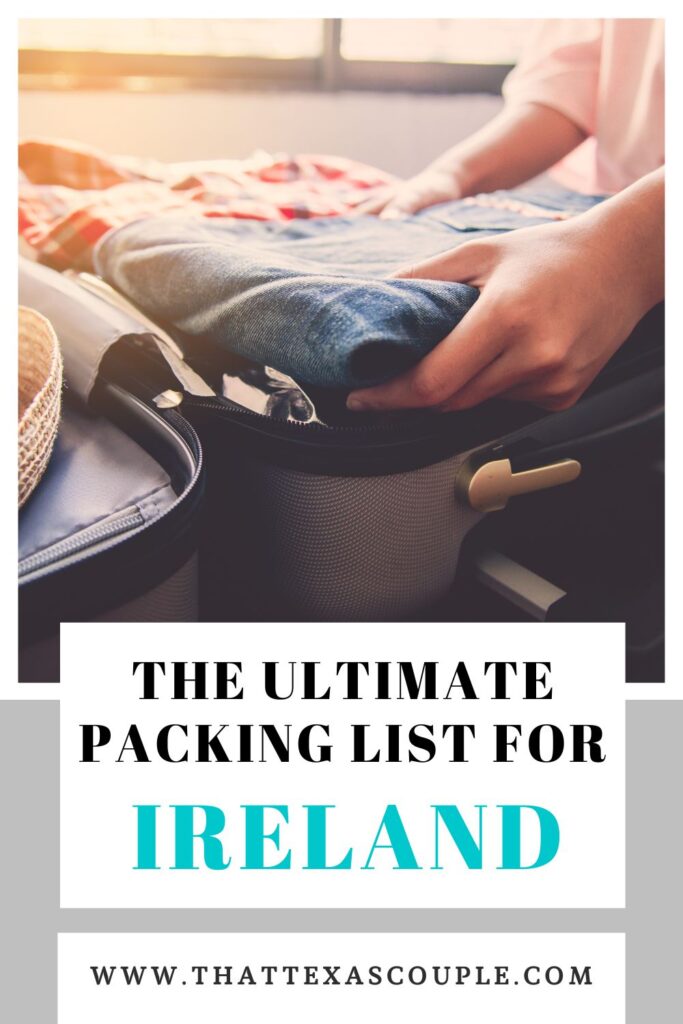Ireland Packing List