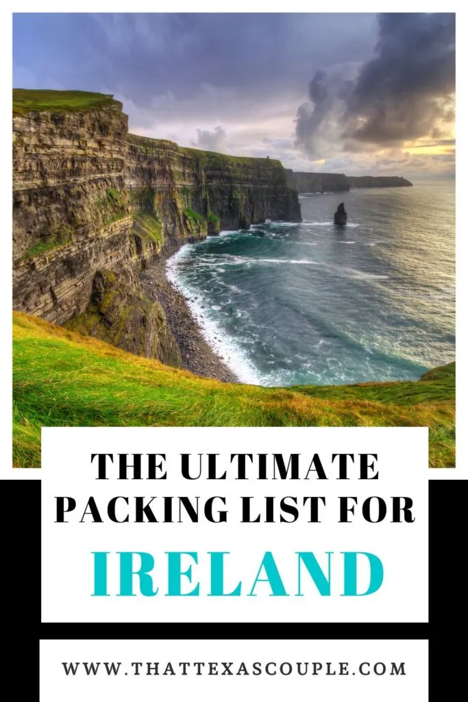 Ireland Packing List