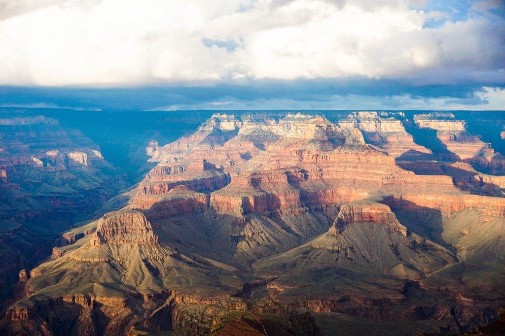 aerial view of the Grand Canyon