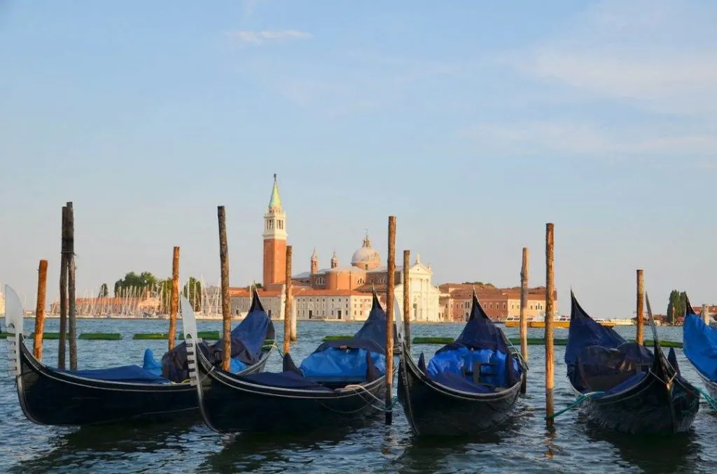 Venice gondolas-