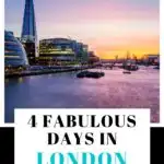 london itinerary 4 days