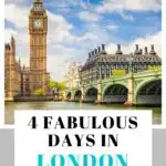 london itinerary 4 days