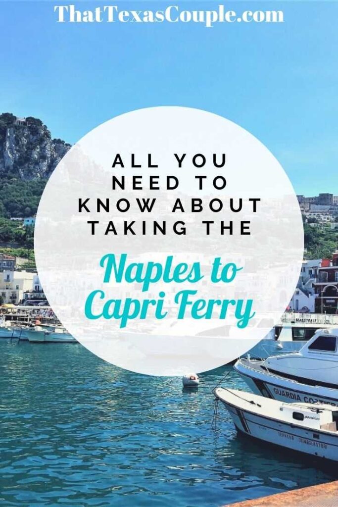 Naples to Capri Ferry
