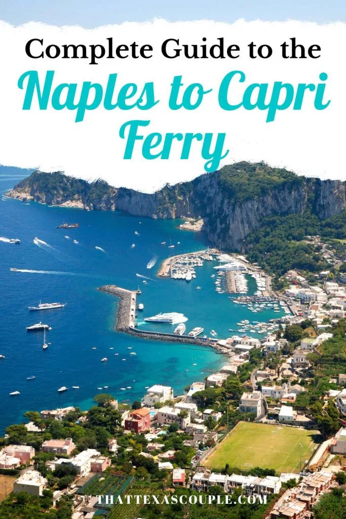 Ferry from Naples to Capri Pin
