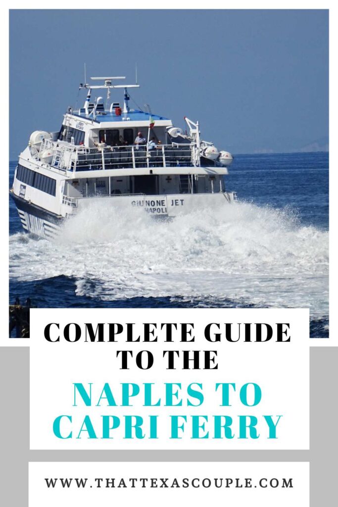 Naples to Capri Ferry