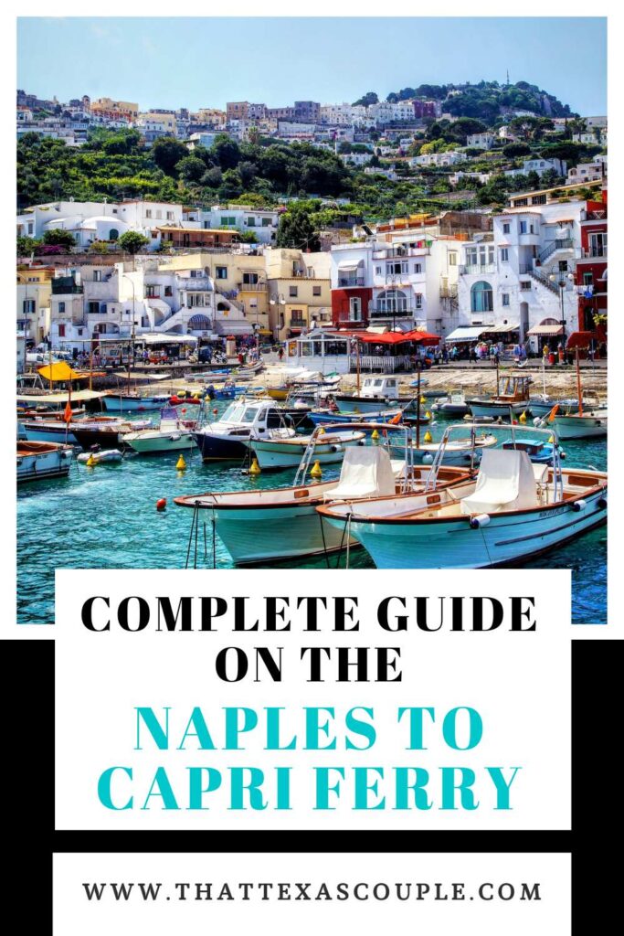 Naples to Capri Ferry
