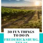things to do in Fredericksburg TX