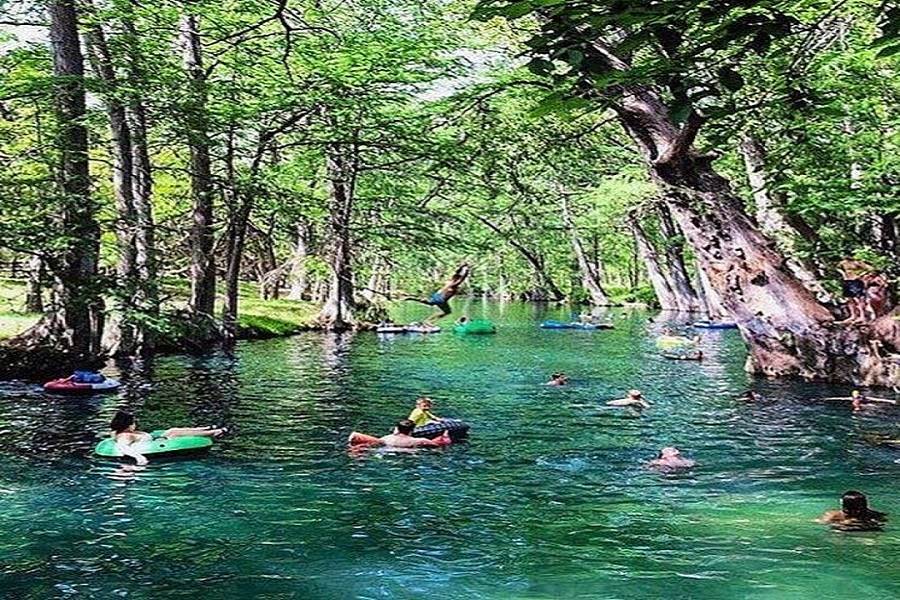 blue hole swimming area is one of many things to do in wimberley