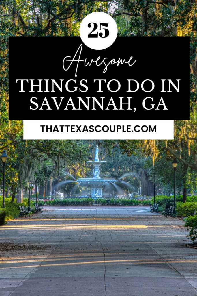 things to do in savannah ga