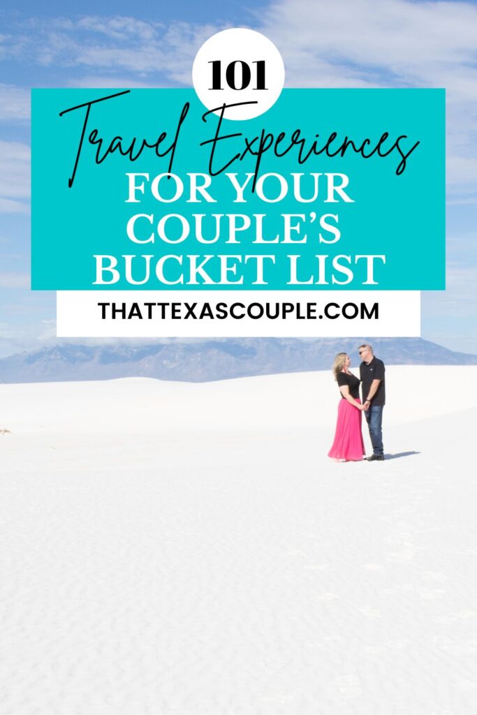 couples bucket list