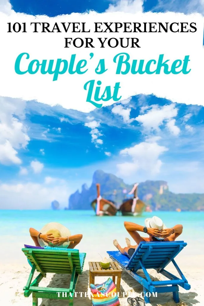 couples bucket list