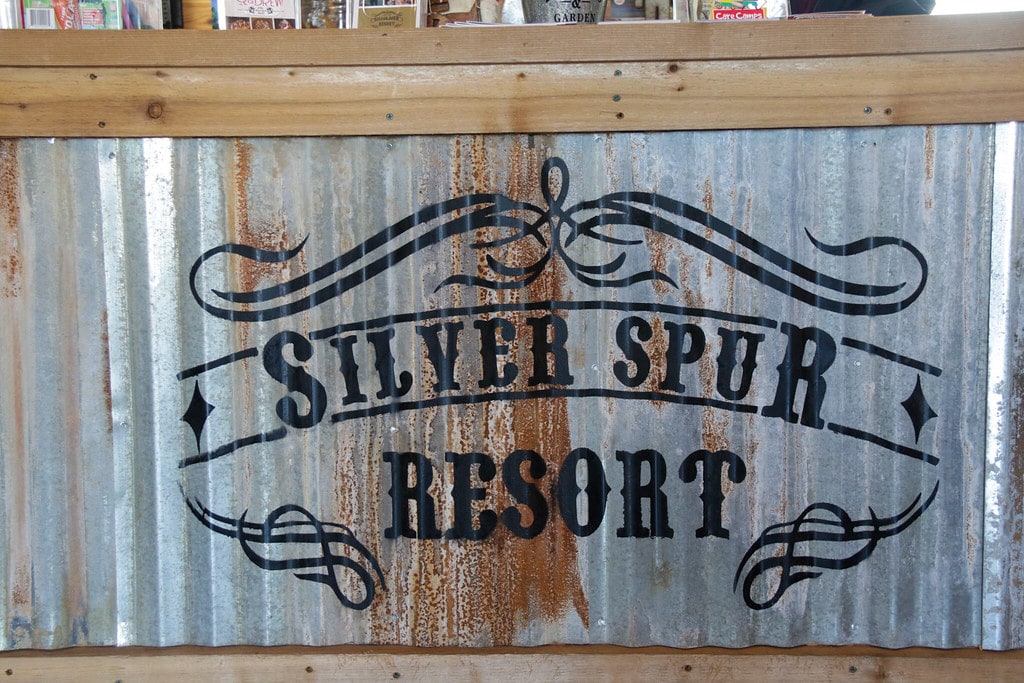 Silver Spur Resort sign