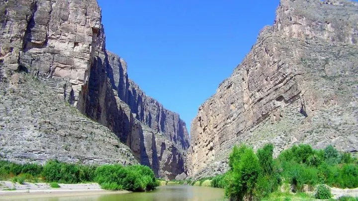 canyons and a river in Big Bend-Texas bucket list