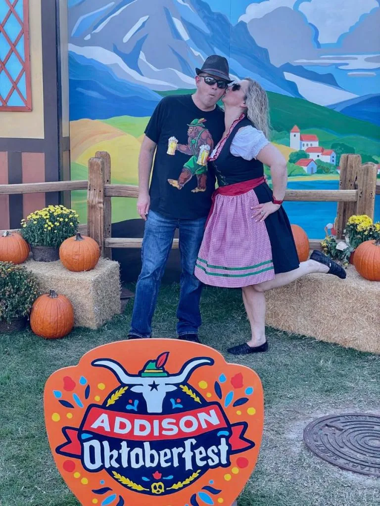 Marty and Michelle at Addison Oktoberfest