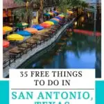 San Antonio free things to do Pinterest Image