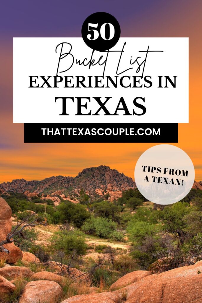 Texas bucket list