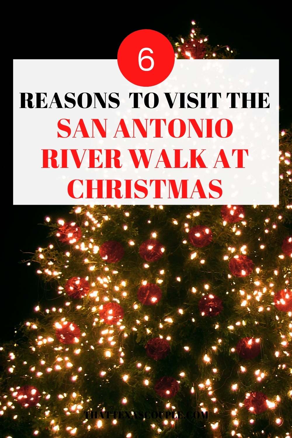San Antonio River Walk at Christmas