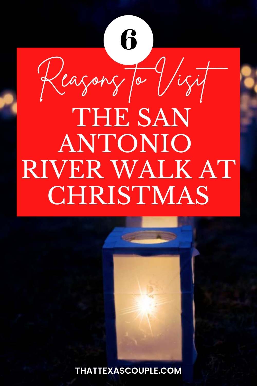 San Antonio River Walk at Christmas