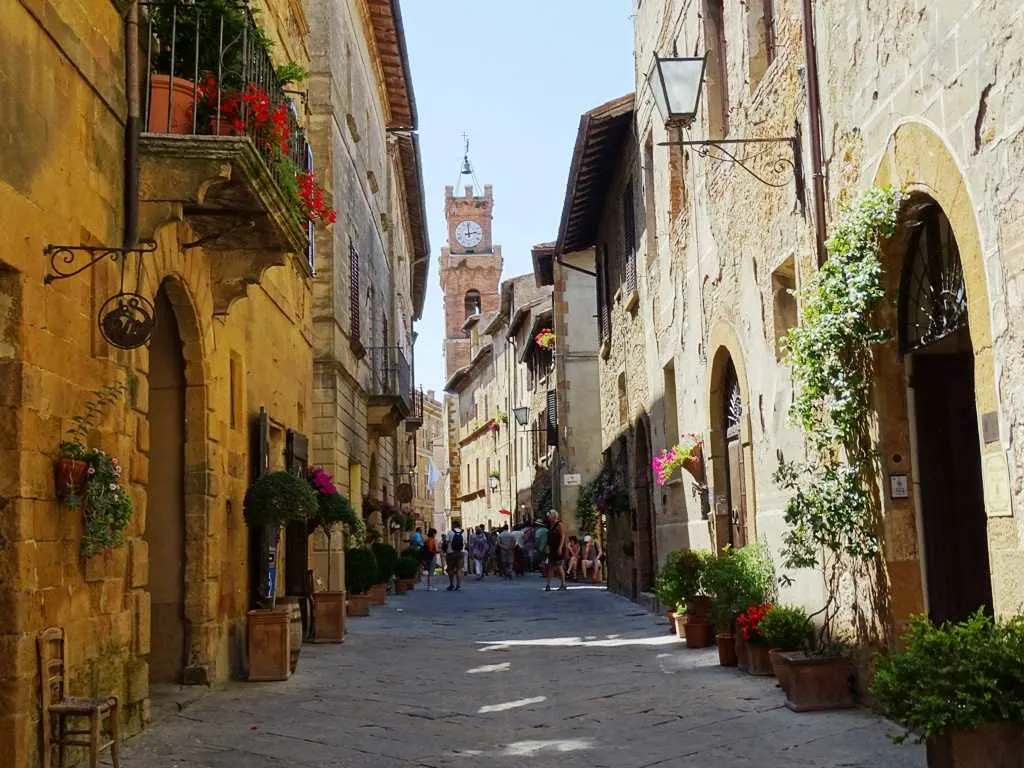 Towns in Tuscany-Pienza