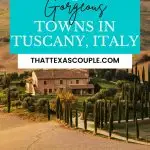 Towns in Tuscany Pin