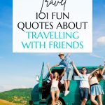 friends travel quotes pin