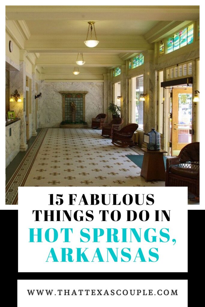 things to do in Hot Springs Arkansas