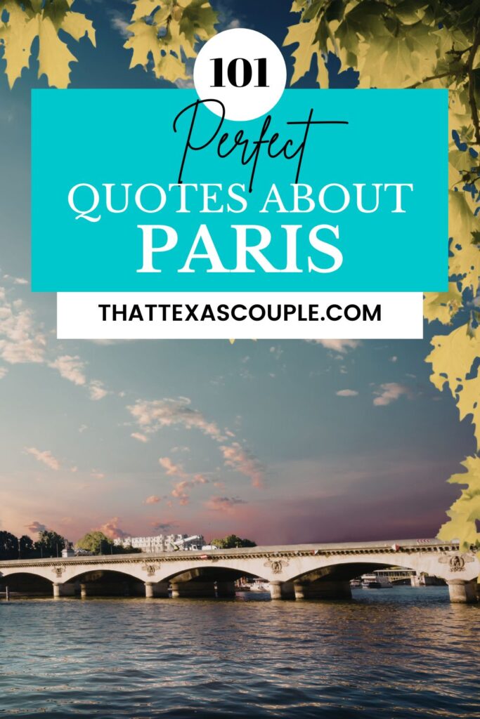 Quotes About Paris
