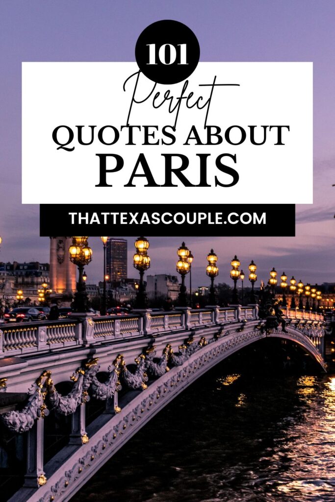 Quotes About Paris