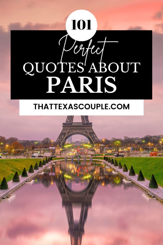 Quotes About Paris