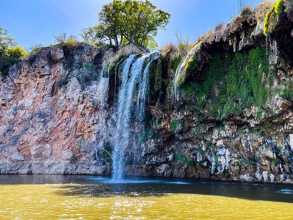 waterfall-things to do in the Highland Lakes of Burnet County
