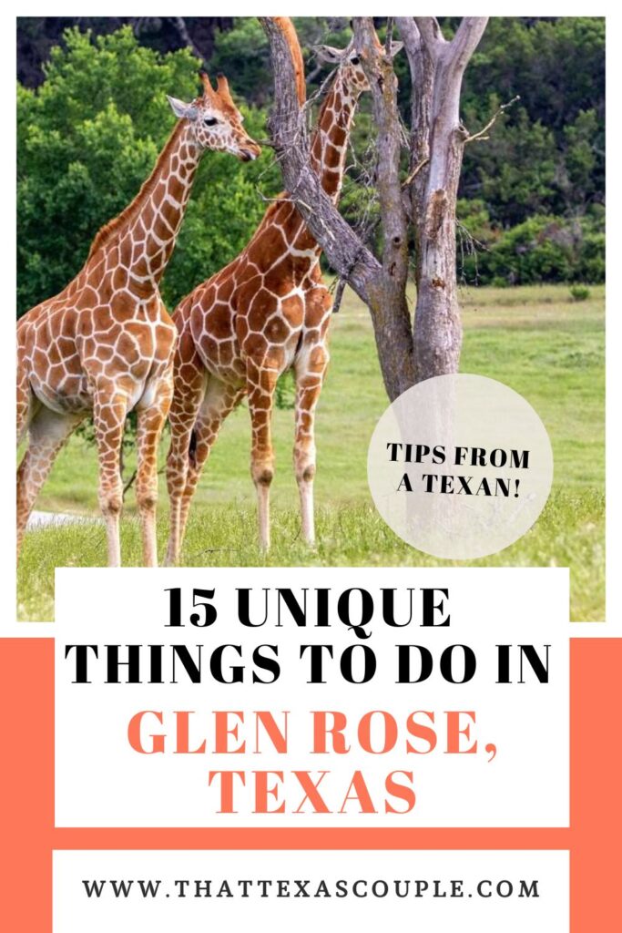 things to do in Glen Rose TX