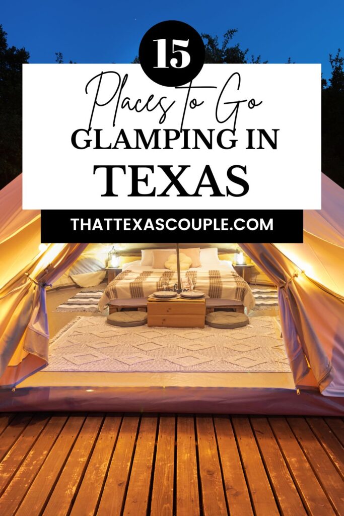 glamping in Texas