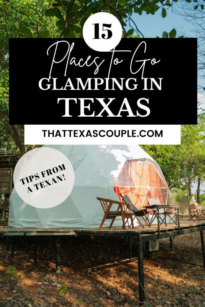 glamping in Texas