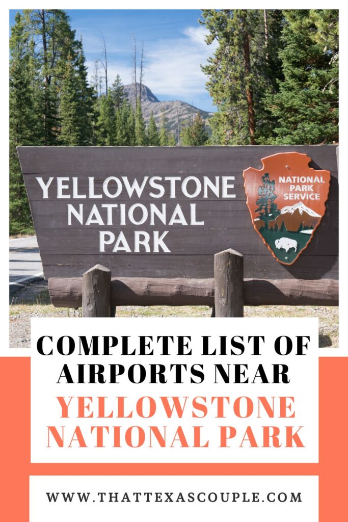 airports near Yellowstone