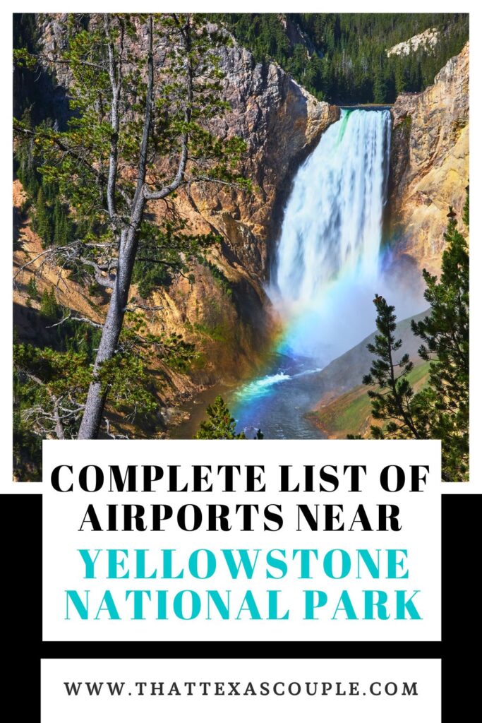 airports near Yellowstone