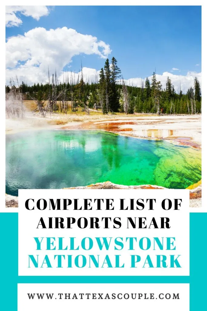 airports near Yellowstone
