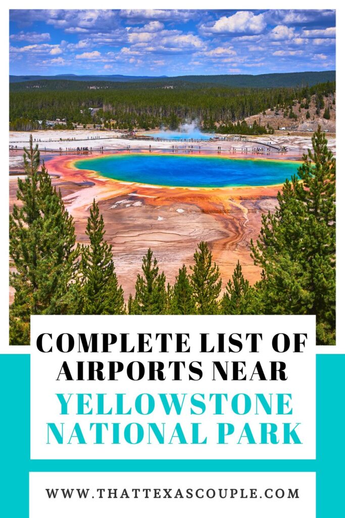 airports near Yellowstone