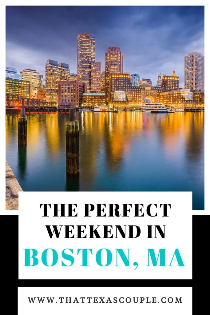weekend in Boston