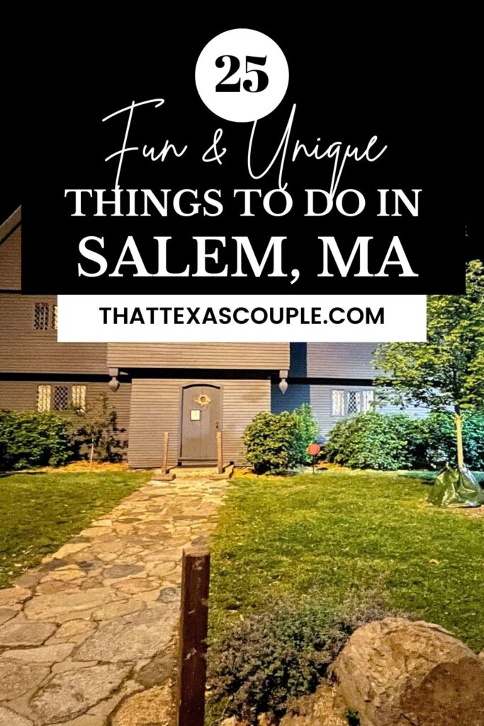 things to do in Salem MA