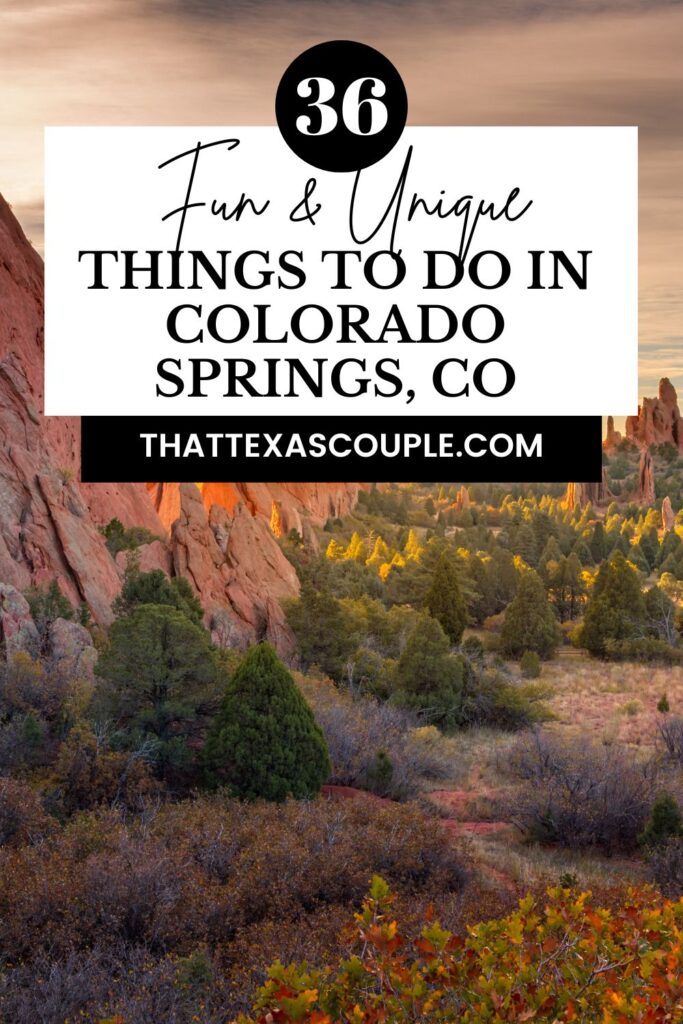 things to do in Colorado Springs