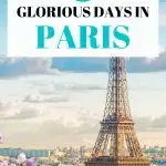 3 days in Paris itinerary Pin image