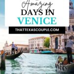 3 days in Venice