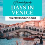 3 days in Venice