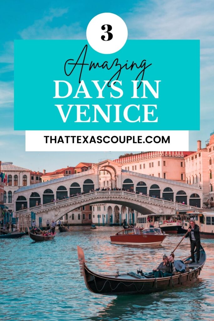 3 days in Venice