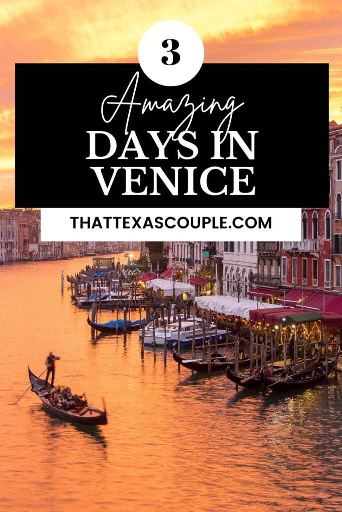3 days in Venice