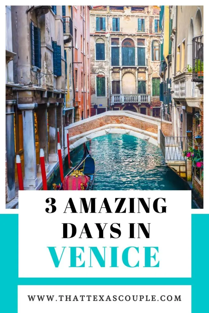 3 days in Venice