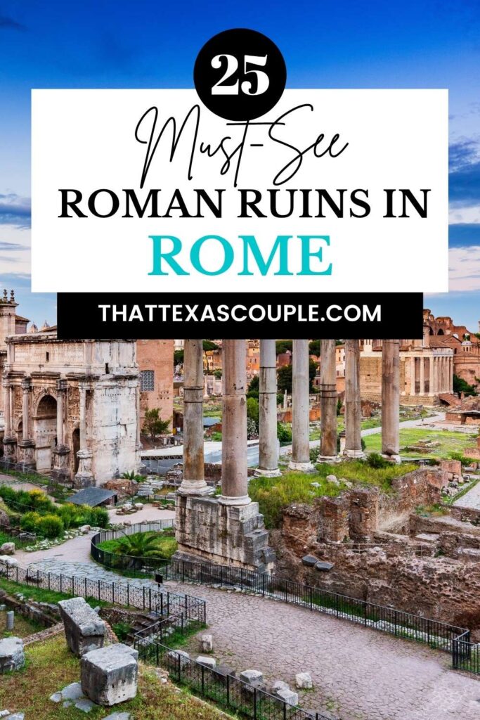 ruins in Rome