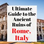 ruins in Rome Pinterest Image